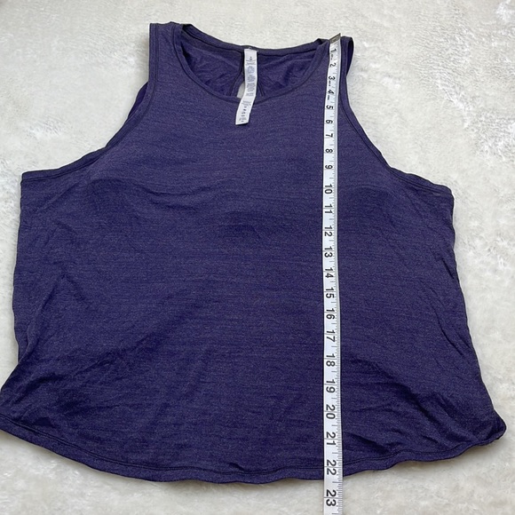 Lululemon Twist & Reach Tank Heathered Aeon Size 8 - Picture 6 of 11